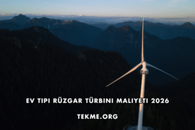 Ev Tipi Rüzgar Türbini Maliyeti 2026