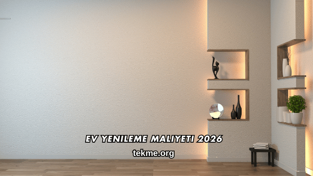 Ev Yenileme Maliyeti 2026
