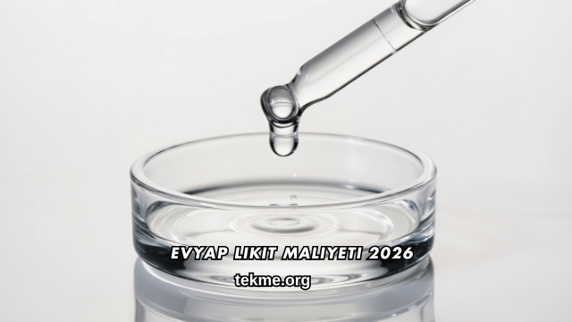 Evyap Likit Maliyeti 2026