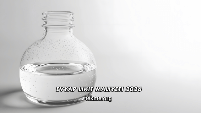Evyap Likit Maliyeti 2026