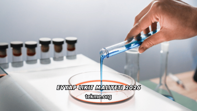Evyap Likit Maliyeti 2026