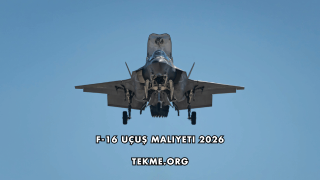 F-16 Uçuş Maliyeti 2026
