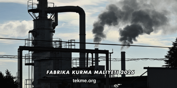 Fabrika Kurma Maliyeti 2026