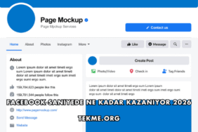 Facebook Saniyede Ne Kadar Kazanıyor 2026