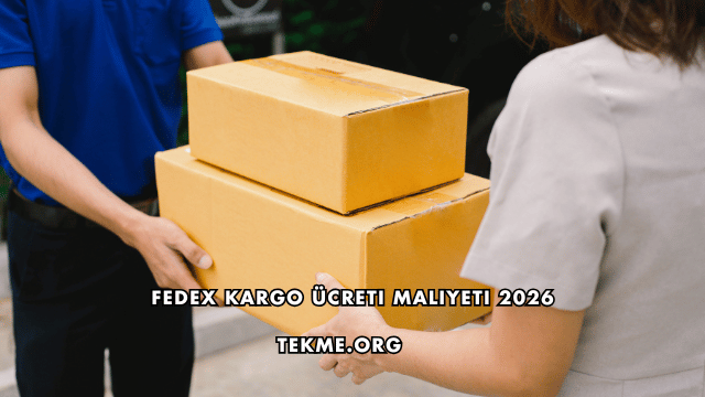 FedEx Kargo Ücreti Maliyeti 2026