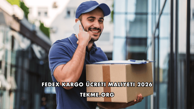 FedEx Kargo Ücreti Maliyeti 2026