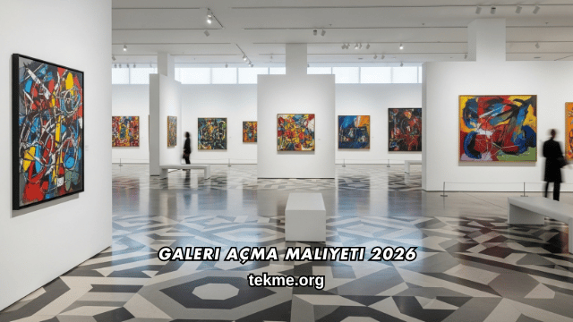 Galeri Açma Maliyeti 2026