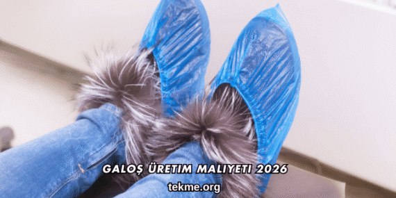 Galoş Üretim Maliyeti 2026