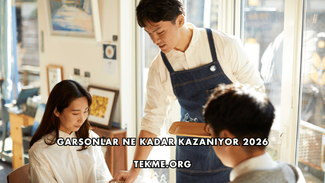 Garsonlar Ne Kadar Kazanıyor 2026