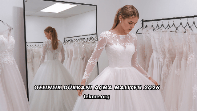Gelinlik Dükkanı Açma Maliyeti 2026