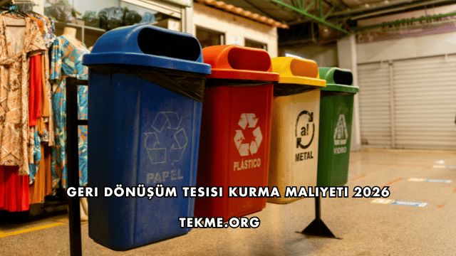 Geri Dönüşüm Tesisi Kurma Maliyeti 2026