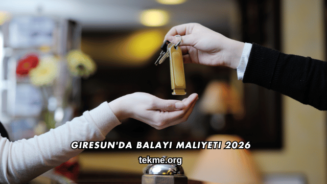 Giresun'da Balayı Maliyeti 2026