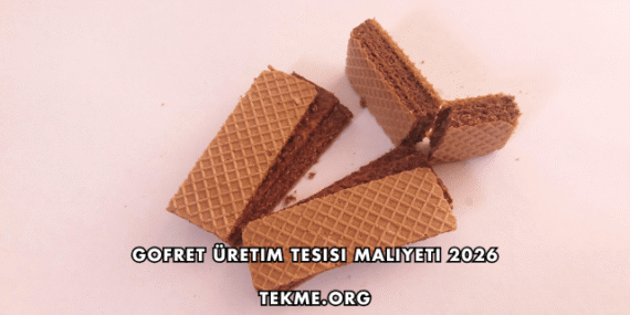 Gofret Üretim Tesisi Maliyeti 2026