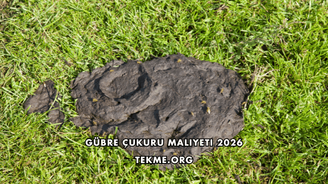 Gübre Çukuru Maliyeti 2026