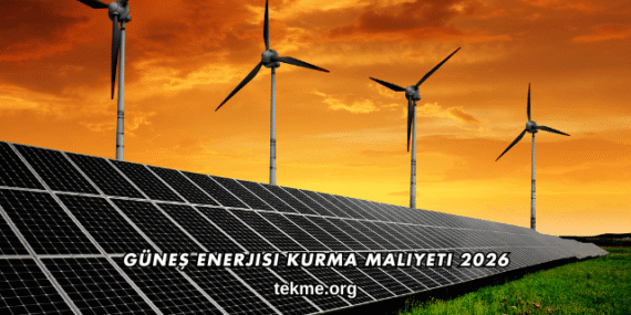 Güneş Enerjisi Kurma Maliyeti 2026