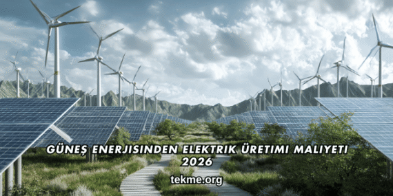 Güneş Enerjisinden Elektrik Üretimi Maliyeti 2026