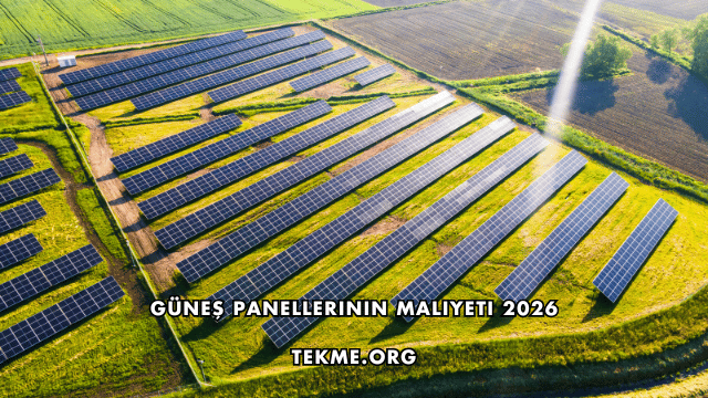 Güneş Panellerinin Maliyeti 2026