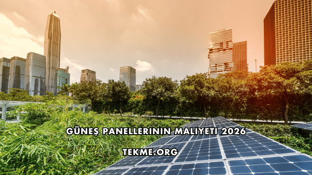 Güneş Panellerinin Maliyeti 2026