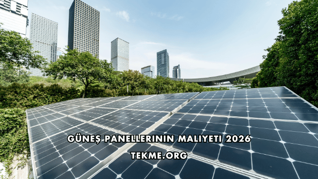 Güneş Panellerinin Maliyeti 2026