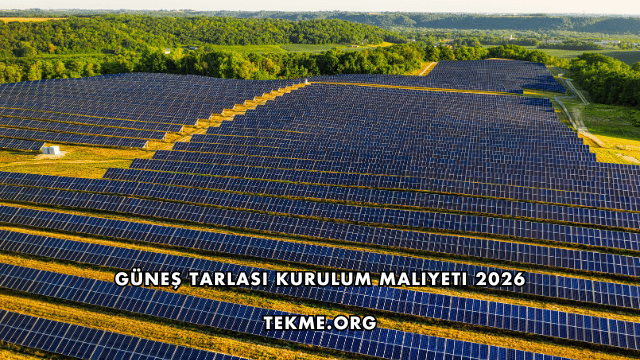 Güneş Tarlası Kurulum Maliyeti 2026
