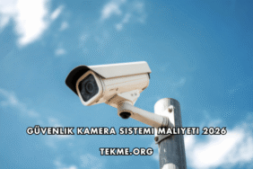 Güvenlik Kamera Sistemi Maliyeti 2026