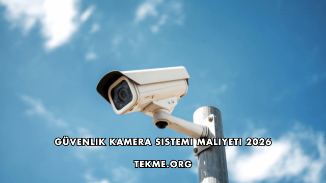 Güvenlik Kamera Sistemi Maliyeti 2026
