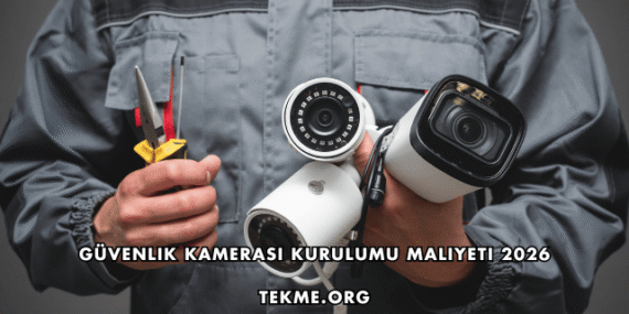 Güvenlik Kamerası Kurulumu Maliyeti 2026