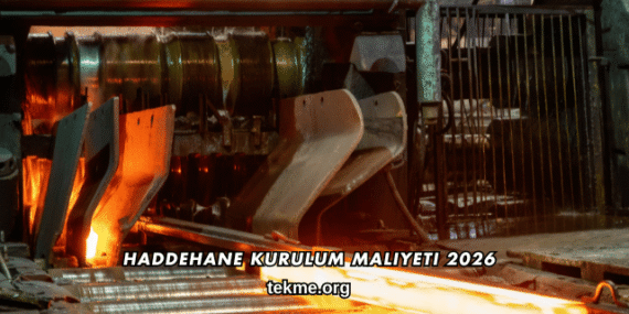 Haddehane Kurulum Maliyeti 2026