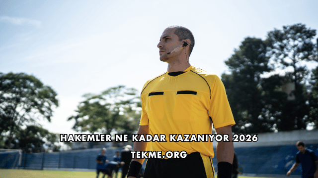 Hakemler Ne Kadar Kazanıyor 2026