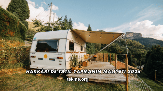 Hakkâri'de Tatil Yapmanın Maliyeti 2026