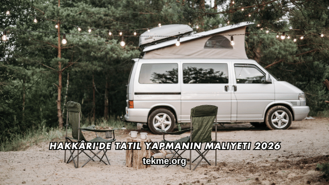 Hakkâri'de Tatil Yapmanın Maliyeti 2026
