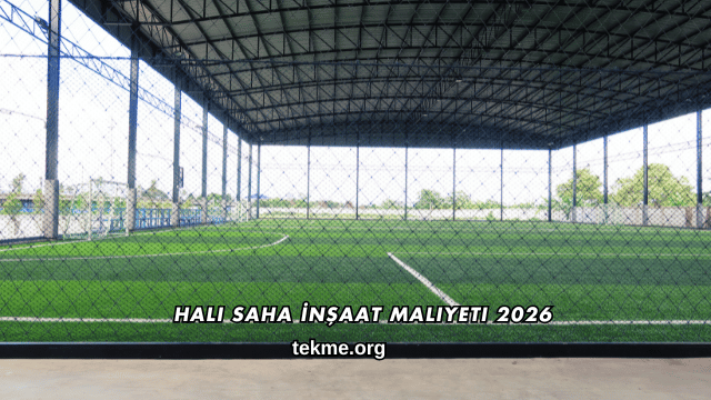 Halı Saha İnşaat Maliyeti 2026