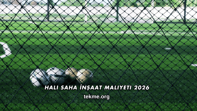 Halı Saha İnşaat Maliyeti 2026
