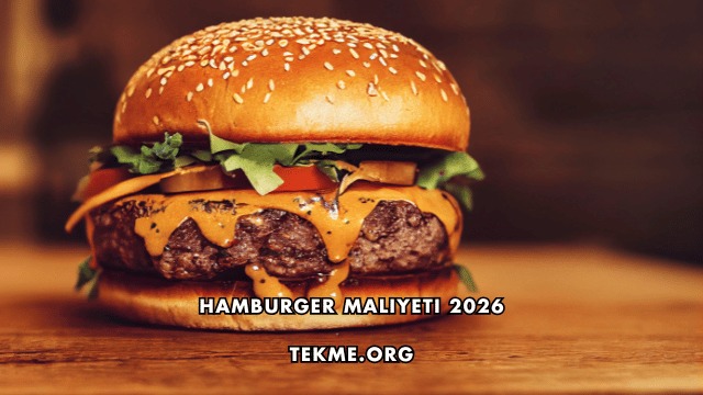 Hamburger Maliyeti 2026