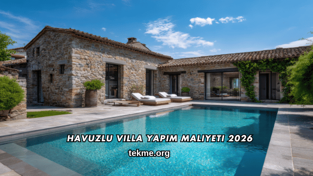 Havuzlu Villa Yapım Maliyeti 2026