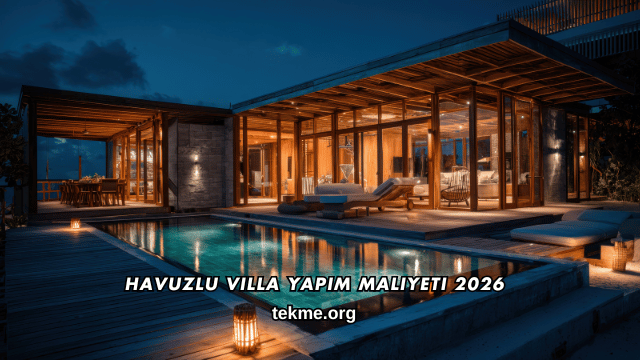 Havuzlu Villa Yapım Maliyeti 2026