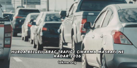 Hurda Belgeli Araç Trafiğe Çıkarma Masrafı Ne Kadar 2026