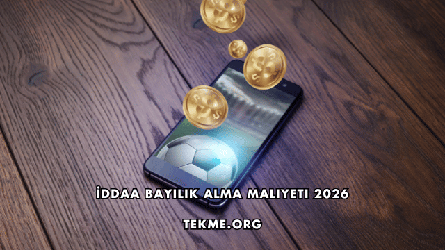 İddaa Bayilik Alma Maliyeti 2026