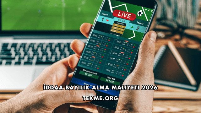 İddaa Bayilik Alma Maliyeti 2026