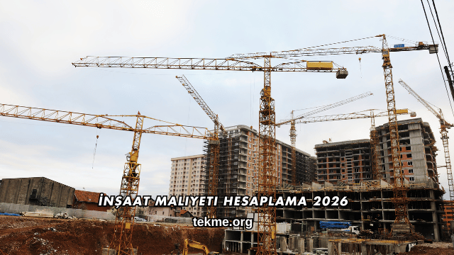 İnşaat Maliyeti Hesaplama 2026