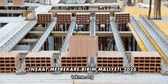 İnşaat Metrekare Birim Maliyeti 2026