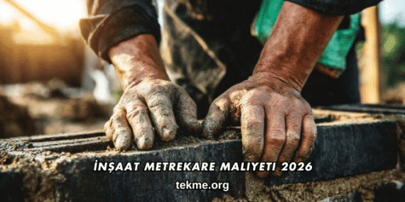 İnşaat Metrekare Maliyeti 2026