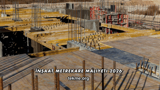 İnşaat Metrekare Maliyeti 2026