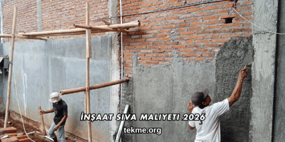 İnşaat Sıva Maliyeti 2026