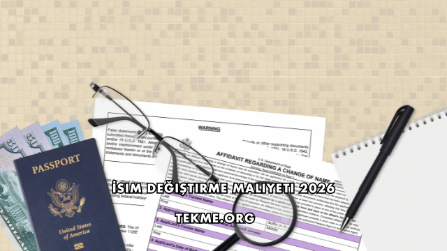 İsim Değiştirme Maliyeti 2026