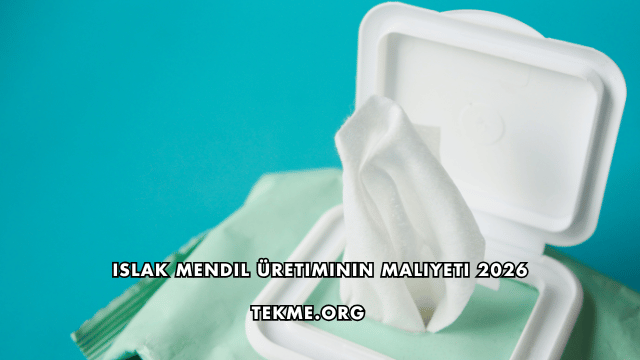 Islak Mendil Üretiminin Maliyeti 2026