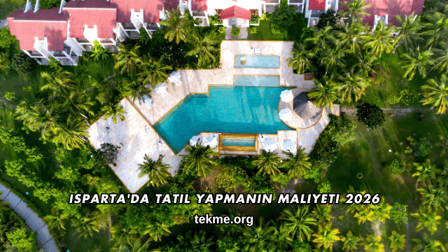 Isparta'da Tatil Yapmanın Maliyeti 2026