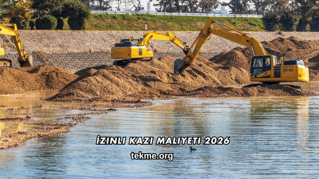İzinli Kazı Maliyeti 2026