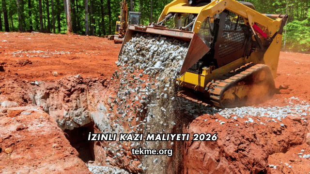 İzinli Kazı Maliyeti 2026