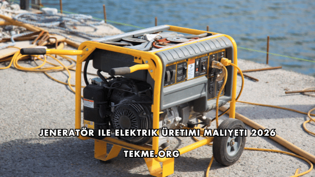 Jeneratör ile Elektrik Üretimi Maliyeti 2026